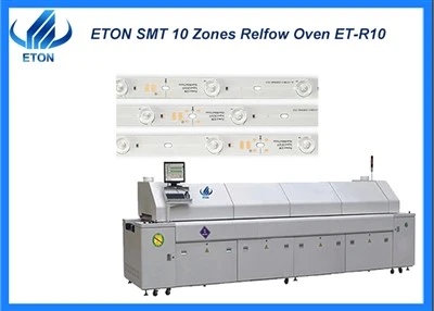 10 zona SMT Line Reflow Oven Machine LED