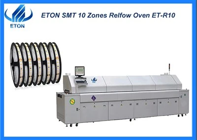PCB reflow pećnica s 10 zona grijanja